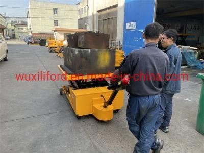 1t 4t Mobile Electric Hydraulic Scissor Lift Table Tdf2000