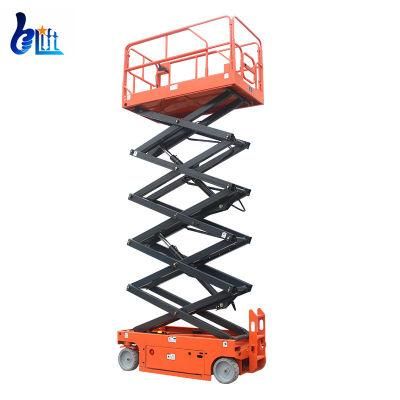 Hydraulic Driven Self Driving Propelled Mobile Scissor Electric Lift Lifting Tools