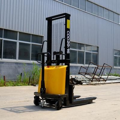 China Brand Shanding 2ton Electric Stacker Pallet Forklift Price Counterbalanced Weight Mini Trucks Stacker