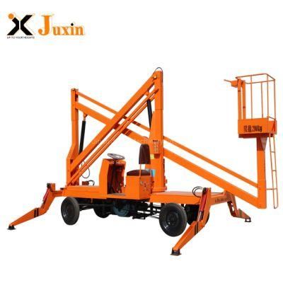 10m-16m Hydraulic Aerial Lift Platform Electric or Diesel Engine Articulated Cherry Picker Boom Lift