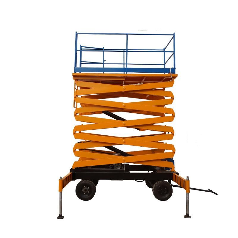 500kg 12 Lift China Movable Full Auto Electric Scissor Lift