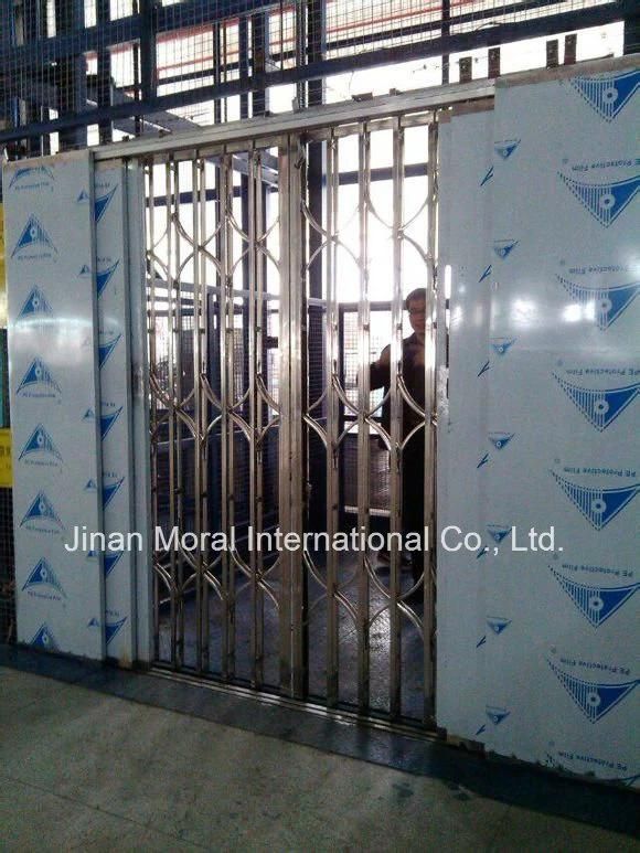 Good Price Vertical Guide Rail Hydraulic Goods Lift