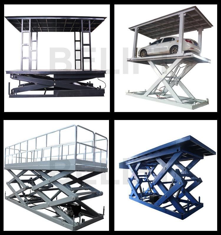 Double Scissor Lift Customizable Electirc Lift Platform Mini Building Material Lifting Machine