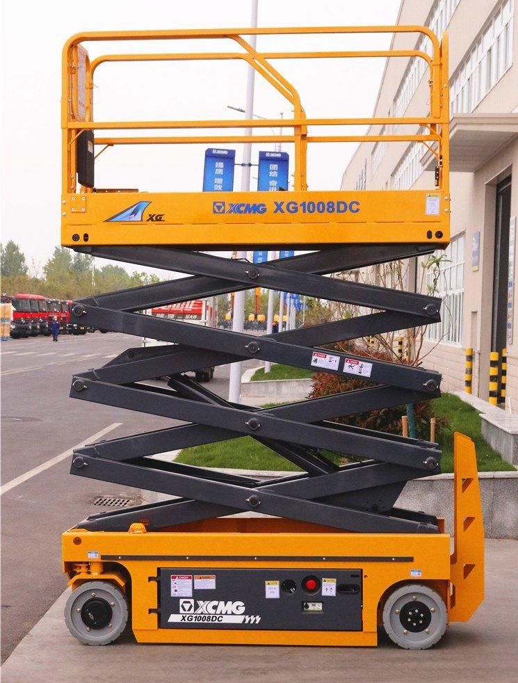XCMG Official Xg1008DC Construction 10m High Portable Car Lifting Equipment