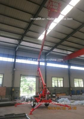 Hydraulic Pull-Behind Telescopic Trailer Man Lift