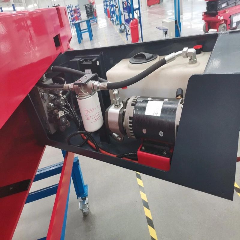 Self Propelled Rough Terrain Diesel 15m 18m Hydraulic Aerial Work Platform Scissor Lift Supplier with Hydraulic Jack