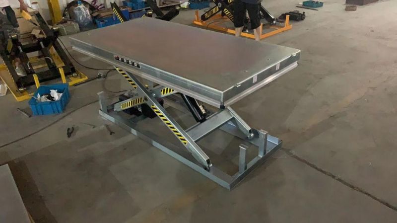 European Standard Stationary Single Heavy Duty Scissor Lift Table
