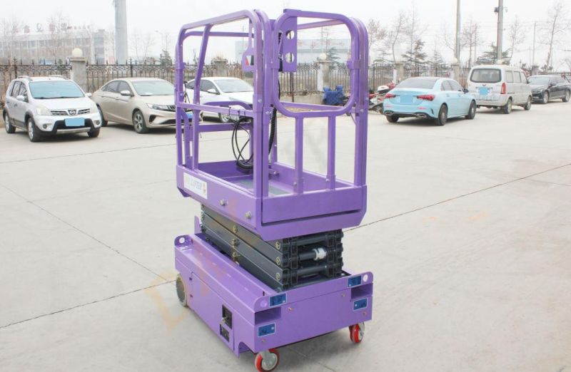 European Standard Zero Emissions Stable Mini Automotive Scissor Lift Manufacturers