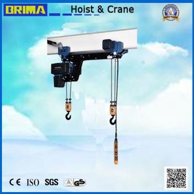 1ton Germany European Double Hook Electric Chain Hoist for Industrial Lifting