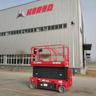 Electric Hydraulic Scissor Lift Platform Aerial Work Lift Portable Elevated Elevating Working Platform