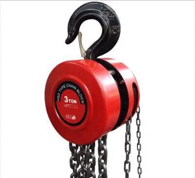 High Quality Hsz 5 Ton Manual Chain Block 6m