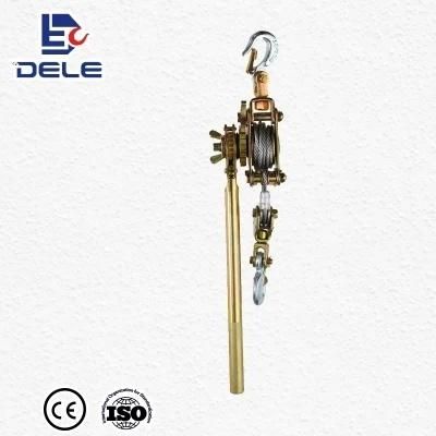 China Supplier Hand Operated Lever Block Wire Rope Lever Hoist