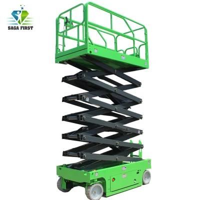 14m Mini Self Propelled Aerial Hydraulic Electric Mobile Scissor Lift