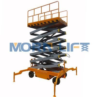 6m Trailer Scissor Lift for Indoor Use Mini Manual Lift Platform