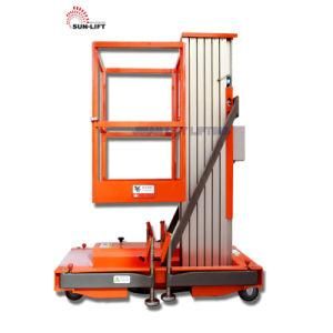 8m Indoor Small One Person Lift Hydraulic Portable Man Lift Ladder