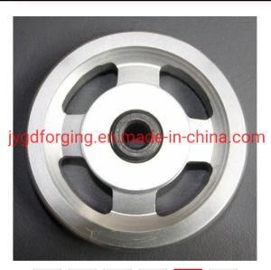 S355 Forged V-Belt Crane Pulley/ Steel Crane Wheel