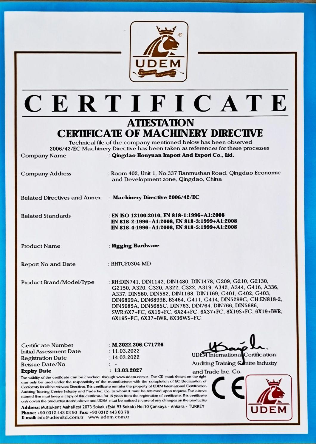 Good Quality Single Wheel 2t Marine Steel Pulley Block
