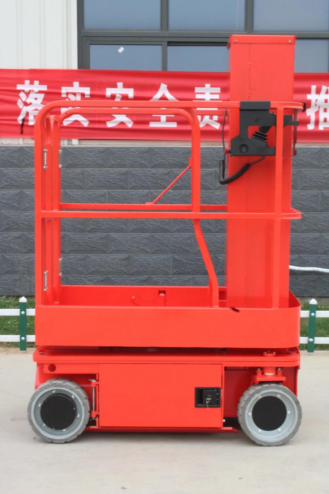 European Standard Vertical Lift Automatic Movement Telescopic Design Aerial Platform