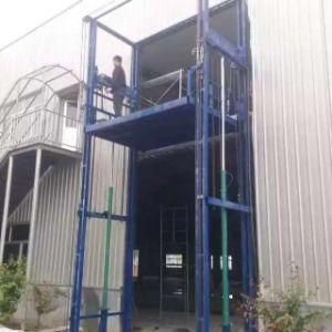 Goods Vertical Guide Cargo Elevators Hydraulic Rail Lift Price