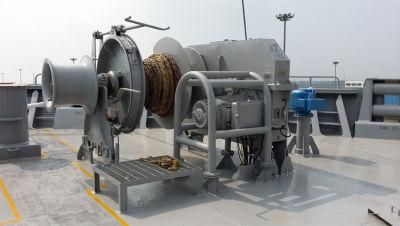 Winch Marine Vessel Hydraulic Powerful Industry Horizontal Mooring Capstan