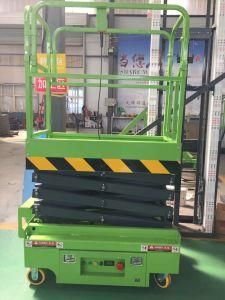 Semi-Automatic Mini Scissor Lift Max Platform Height 4m