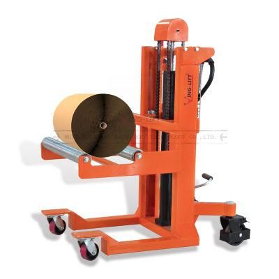 Roll Work Positioner, Roll Lifter, Paper Roll Handling Equipment, Paper Roll Handler, Hand Stacker