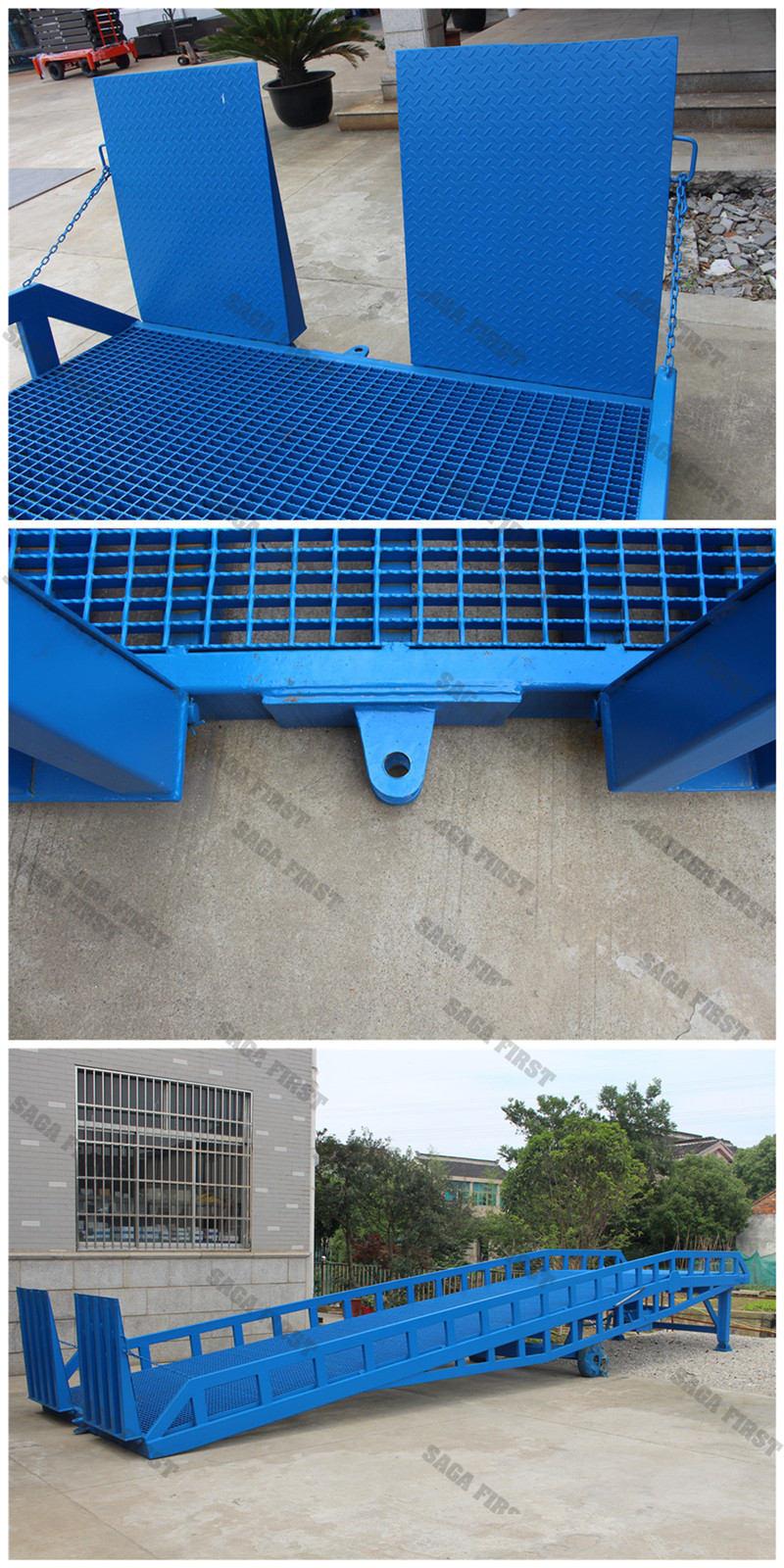 8ton 10ton Container Unloading Loading Mobile Dock Ramp with Ce