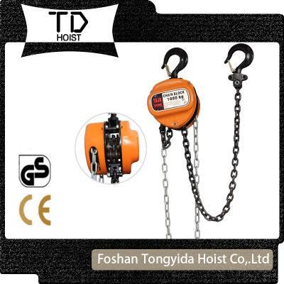 Hand 1 Ton 3 Ton Chain Hoist 3 Meters Manual Chain Hoist