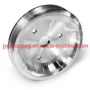 Forging Q235 Steel Wheel Part/Steel Pulley Wheel Part