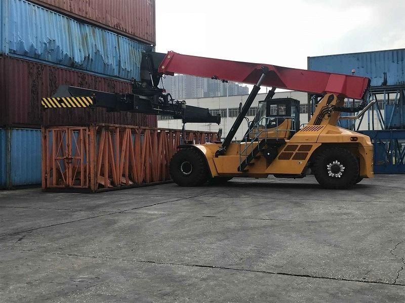 Logistics Equipment 45ton Container Reach Stacker