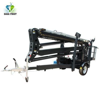 10m 12m 14m 16m Mini Movable Articulated Electric Hydraulic Aerial Lift with Ce
