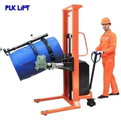 Cheap Price Semi Electric Manual Oil Drum Lifter Trolley