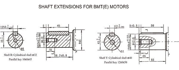 High Output Omt/Bmt Motor 250cc Orbit Motor for Lifting Equipment