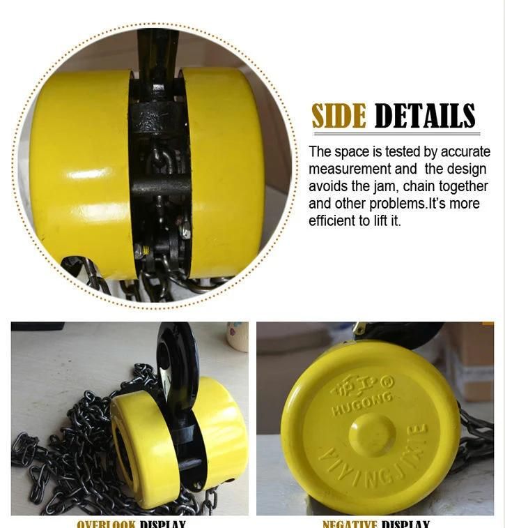 10 Ton Lifting Equipment Hand Hoist Manual Chain Pulley Block