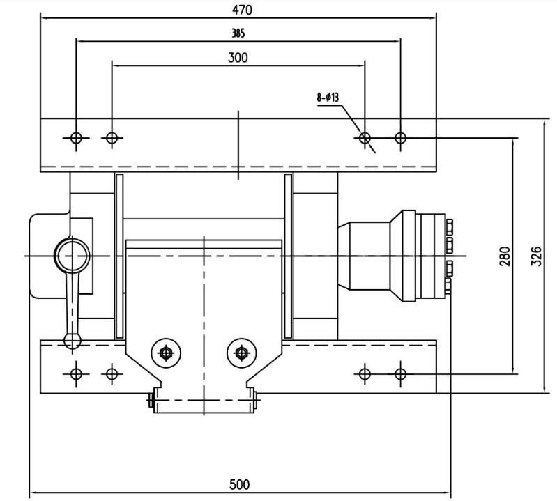 High Quality 3 Ton 12000lb Winch 12V with Metal Control Box 10ton Hydraulic Winch Single Drum Winches Pulling Forest Logging Hydraulic Winch