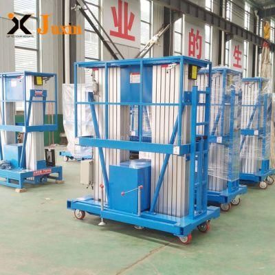 8m Aluminium Alloy Mobile Aerial Lifting Table Lift Platform