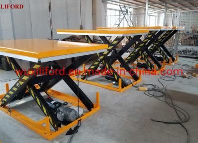 1000-4000kg Single Arm Set Scissor Lift Tables Hw1001 Series