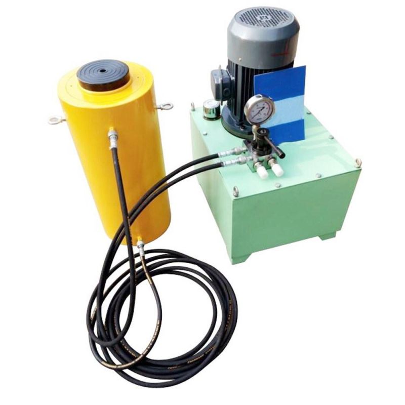 200ton 500ton Flange Electric Hydraulic Jack with Oil Pump 5.5kw Motor