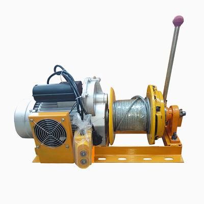 380V Wire Rope Mini Crane Electric Clutch Winch 500kg