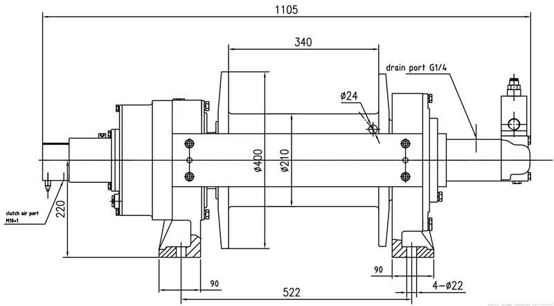 Self Loader Winch 15tone for Truck