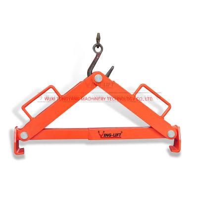 Load Capacity 500kg Forklift Drum Grabber, 55 Gallon Drum Lifting Equipment