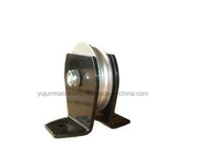 Painted Wire Rope Flat Mount Block Single Sheave