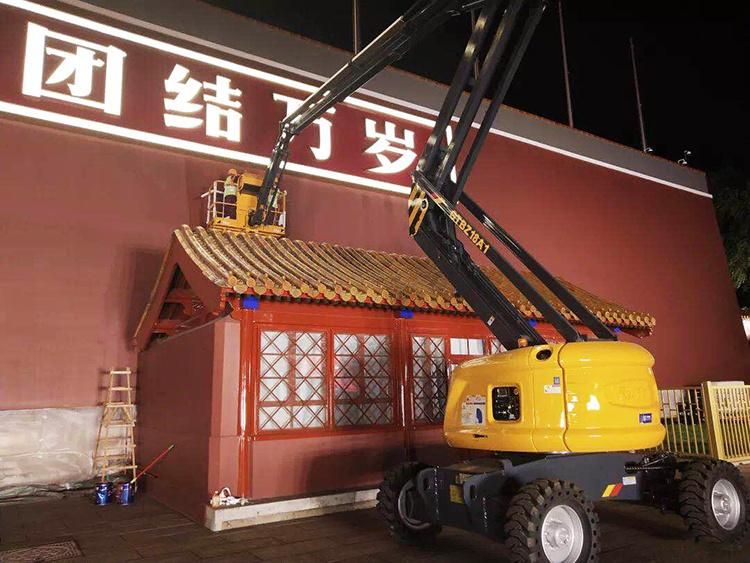 18m Articulated Mini Hydraulic Mobile Boom Lift Gtbz18A1