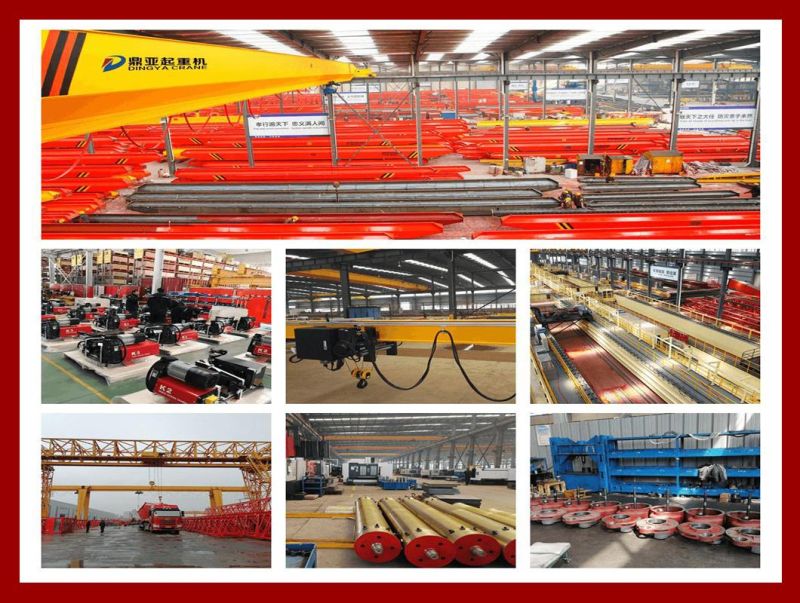 Dy High Quality 5ton 10ton 16ton Lh Double Girder Electric Overhead Crane