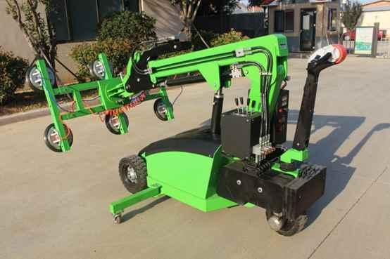Electric Battery Hydraulic 300-800kg Pneumatic Robert Suction Cup Vacuum Lift Glass Lifter