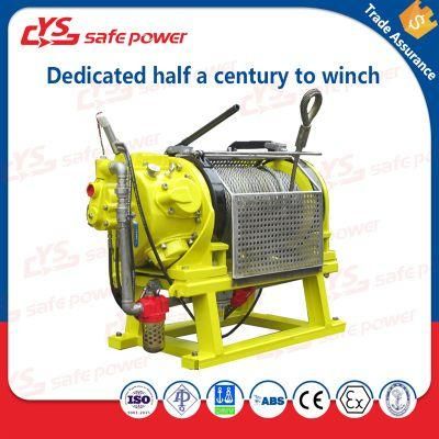 Hand and Foot Brake 5t Winch (JQSHB50*12) , Double Brake Pneumatic Winch