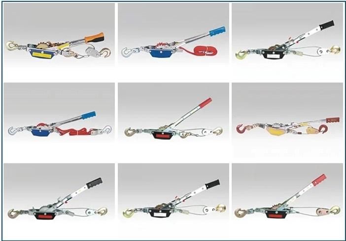 2.5 Ton Mini Puller Aluminum Ratchet Puller Gear Wire Rope Puler Manual Tool Hand Power Puller