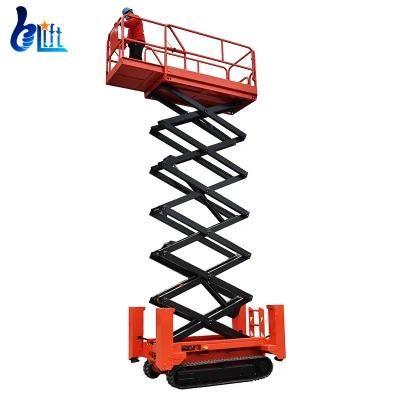 6.5m Load 450kg Mobile Pneumatic Crawler Self Propelled Table Scissors Lift Scissor Lifting Platform