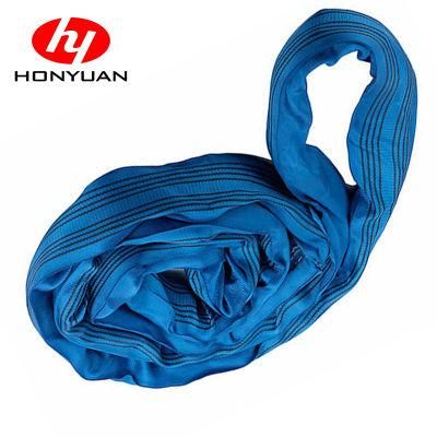 Eye-Eye Duplex Polyester Industrial Lifting Webbing Sling Belt