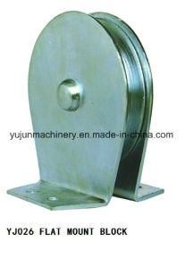Flat Mount Wire Rope Pulley Block